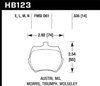 Disc Brake Pad Black w/0.535 Thickness - image 2