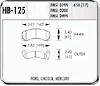 HPS Performance Brake Pads 1984-86 Mustang SVO - image 1