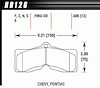 Disc Brake Pad Performance Ceramic w/0.505 Thickness - image 1