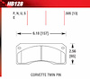 Blue 9012 Disk Brake Pads Corvette Twin-Pin - image 1