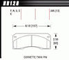 HT-10 PADS Corvette Twin Pin - image 1