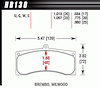 Disc Brake Pad DTC-70 w/0.775 Thickness - image 1