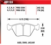 DTC-60 Disk Brake Pads Audi, BMW, Jaguar - image 1
