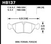 Hawk High Performance Front Brake Pads Fits: 85-86 524 TD - image 2