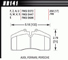 HT-14 PADS Porsche Stop Tech - image 1