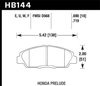 Blue 9012 Disk Brake Pads Honda Prelude - image 2