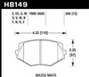 Hawk High Performance Front Brake Pads 1994-02 Mazda Mi - image 2