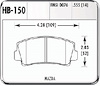 Performance Brake HPS PAD D076 FORD, MAZDA - image 1