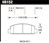 Disc Brake Pad DTC-60 w/0.540 Thickness - image 1