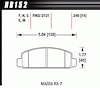 Disc Brake Pad Black w/0.540 Thickness - image 1