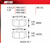 Blue 9012 Disk Brake Pads Mazda RX-7 - image 1