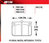 Blue 9012 Disk Brake Pads for Hyundai, Mazda, Mitsubishi, Toyota Corolla - image 1