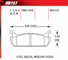 DTC-60 Disk Brake Pads Mazda Miata MX-5 1.6L - image 1