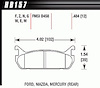 BLACK PADS Mazda Miata MX-5 1.6L Rear - image 1