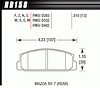 BLACK PADS Mazda RX-7 Rear - image 1