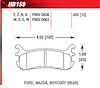 DTC-60 Disk Brake Pads Mazda Miata MX-5 1.8L - image 1