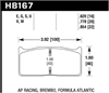 HT-10 BRAKE PADS AP Racing Brembo - image 1