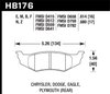 Disc Brake Pad Black w/0.680 Thickness - image 2
