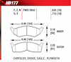 DTC-60 Disk Brake Pads Dodge - image 1