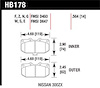 Disc Brake Pad DTC-30 w/0.564 Thickness - image 1