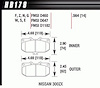 Disc Brake Pad Performance Ceramic w/0.564 Thickness - image 1