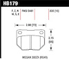 Disc Brake Pad DTC-30 w/0.630 Thickness - image 1