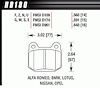 Disc Brake Pad DTC-30 w/0.560 Thickness