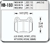 Disc Brake Pad Performance Ceramic w/0.560 Thickness - image 1