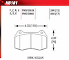 Blue 9012 Disk Brake Pads BMW, for Nissan - image 1