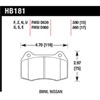 Disc Brake Pad Performance Ceramic w/0.660 Thickness - image 1