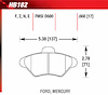 Blue 9012 Disk Brake Pads Ford Thunderbird, Mercury Cougar XR7 - image 1