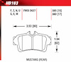 DTC-60 Disk Brake Pads Ford Mustang - image 1