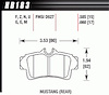 Disc Brake Pad Performance Ceramic w/0.660 Thickness - image 1