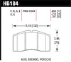 Disc Brake Pad DTC-70 w/0.650 Thickness