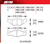 Blue 9012 Disk Brake Pads Volkswagen, Cabriolet, Golf, Jetta, Quantum, Scirocco - image 1