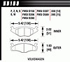Disc Brake Pad Performance Ceramic w/0.550 Thickness - image 1