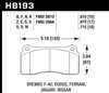 Blue 9012 Disk Brake Pads Aston Martin, Brembo F-40, Ferrari, Jaguar, Viper SRT-10, Lamborghini - image 3