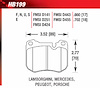 Blue 9012 Disk Brake Pads Porsche 924, 928, 944 - image 1