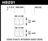 Hawk High Performance Rear Brake Pads Fits: 6/93-99 3000 GT VR4 - image 3