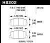 Blue 9012 Disk Brake Pads Toyota Corolla RWD (GTS) - image 3
