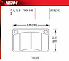 Blue 9012 Disk Brake Pads Volvo - image 1