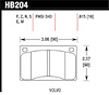 Disc Brake Pad Black w/0.615 Thickness