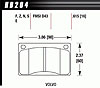 Disc Brake Pad Performance Ceramic w/0.615 Thickness - image 1