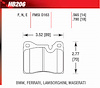 Blue 9012 Disk Brake Pads BMW, Ferrari, Lamborghini, Maserati - image 1