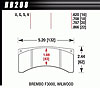 Disc Brake Pad DTC-70 w/0.787 Thickness - image 1
