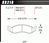 Disc Brake Pad Performance Ceramic w/0.677 Thickness - image 1