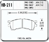 Hawk High Performance Rear Brake Pads Various Mazda Mod - image 1
