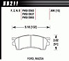 Disc Brake Pad Performance Ceramic w/0.606 Thickness - image 1