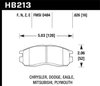 Blue 9012 Disk Brake Pads Chrysler, Dodge, Eagle, Mitsubishi, Plymouth - image 2