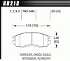 Disc Brake Pad Performance Ceramic w/0.626 Thickness - image 1
